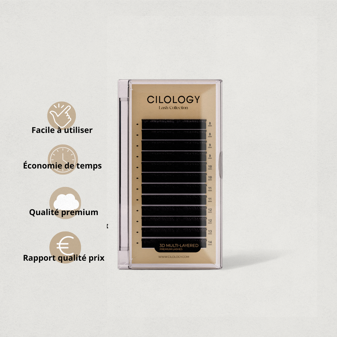 3D Lashes Camélia Multi-couche