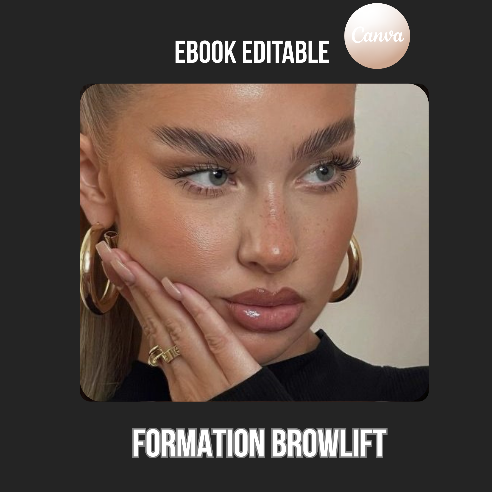 Browlift Book – Modèle Canva 100% personnalisable | Pour Brow Artists et Formatrices Beauté